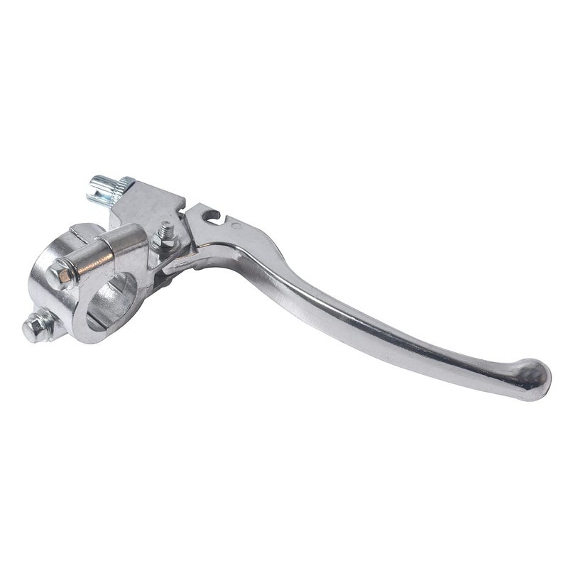 JOIQEXJ Silver Left Brake Handle Clutch Lever Perch for 98cc 196cc 6.5HP 5.5hp Coleman CT200U BT200X Trail 200 CC100X CT100U Baja Motovox Mini Bike Motorsports SSR125 CRF XR 70 80 XR200 Yamaha Pit Dirt Bike - Image 4